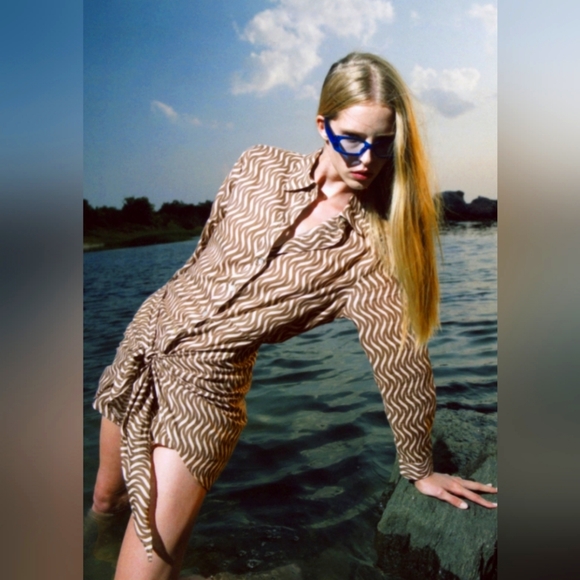 Zara Shirt Dress - Picture 1 of 6